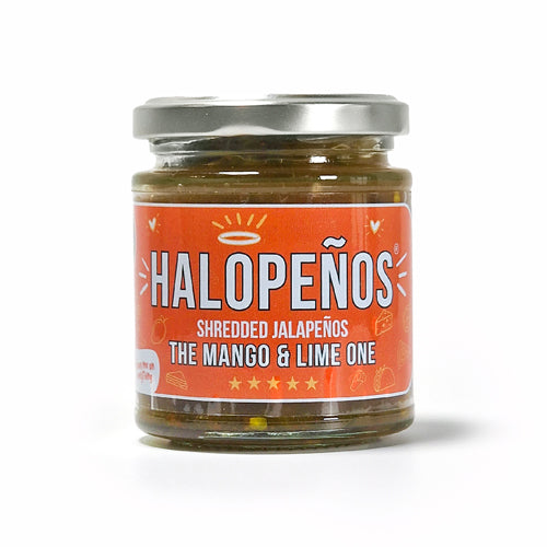 Halopenos Shredded Jalapenos The Mango and Lime One